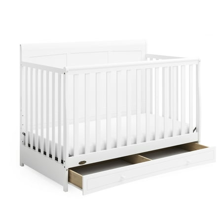 UPC: 0810003666154 | Stork Craft USA Graco Asheville Wood 4-in-1 Convertible Crib in White