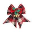 thumbnail image 1 of Rbaofujie Fall Decorations Outside New Christmas Faux Hemps Small Bow Bells Christmas Tree Gift Boxes Christmas Decoration Bows Christmas Decorations for Home, 1 of 6