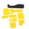 thumbnail image 2 of 2024 9Pcs Silicone Glass Sealant Remover Scraper Hand Operated for Door Caulk Tool Kit, 2 of 5