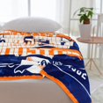 thumbnail image 3 of Baseball Blanket, Soft Flannel Baseball Throw Blanket Gifts fors Men Women Baseball Fans 60'''' x 50'''', 3 of 6