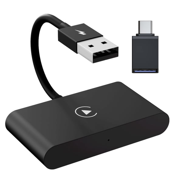 FIEWESEY Apple Carplay Wireless iPhone Adapter, Black