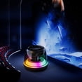 thumbnail image 1 of Altavoz Altavoz Bluetooth Magnético Bluetooth 5.3 Sonido Estéreo Altavoz Inalámbrico Portátil Con Luz RGB Para Fiestas Al Aire Libre Viajes En Casa Negro, 1 of 7