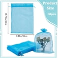 thumbnail image 2 of 30pcs 12x16 Inch Extra Large Mesh Gift Bags with Drawstring Large Blue Organza Gift Bag Big Deep Sky Blue Jewelry Packaging Pouches, 2 of 9