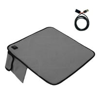 Mgaxud USB-Powered Heated Seat Cushion with Graphene Fast Heat, Portable and Foldable for Outdoor Warmth in Camping, Fishing, Hunting, and Car Use