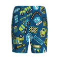 thumbnail image 4 of Rocae Dump Truck for Men's Soft Sleep Pajama Shorts, Waistband and Pockets, 4 of 9