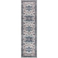 thumbnail image 6 of JONATHAN Y MODERN PERSIAN 2 x 8 Runner Rug, Vintage Medallion - Blue/Light Grey, MDP108A-28, 6 of 8