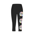 thumbnail image 4 of Pantalones de Ajuste Seco de la Moda de las Mujeres Imprimidas Leggings, Deporte de Yoga Elástico de Poliéster Elástico Respirable, 4 of 4