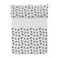thumbnail image 1 of Monochrome Microfiber Bedspread Set, Photography Tools Motifs Cinema Equipment Pattern Device Camera Take Images, Soft Bedding Set with Pillow Shams & Comforter, 3 Sizes, Dark Grey White, by Ambesonne, 1 of 1