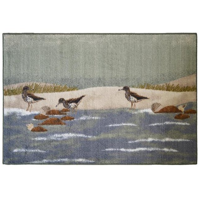 Mayberry Rug SEA5281 30X46 30 x 46 in. Seaside Sandpiper Beach Area Rug