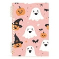 thumbnail image 7 of FORMRS 1-Subject Spiral Notebook 8" x 5" College Ruled 60 Refillable Sheet A5 Hard Cover, 2 Pack, Pastel Pink Halloween, 7 of 7