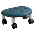thumbnail image 4 of Tabourets Roulants, Tabourets Universels en Cuir Fuax à Roues Compactes Grande Capacité Construction Solide pour la Maison, 4 of 7