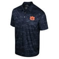 thumbnail image 2 of Men's Colosseum Navy Auburn Tigers Daly Print Polo, 2 of 3