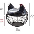 thumbnail image 5 of Creative Egg Baskets, Egg Basket with Lid and Ceramic Handles, Snack Fruit Container Kitchen Hen Decor, Storage Basket, 5 of 5