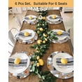 thumbnail image 4 of 15 Inch Round Placemats Set of 4, Halloween Grey Non Slip Heat Insulation PP Table Mats, Black White Ghost Orange Skull Pumpkin Washable Place Mats for Kitchen Dining Party Table Decor, 4 of 7