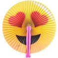 thumbnail image 3 of Rhode Island Novelty 10" Style Emoji Ventilateurs en Papier Pliable (Pack de 12), 3 of 4
