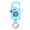 Blue, variant on Hover Lockable Retractable Keychain, 4.6in Transparent PC Heavy Duty Steel Cord Reel with Carabiner, Adjustable Stop Retractor for Fishing Gear Keys Outdoor Use, Blue by XSAOP