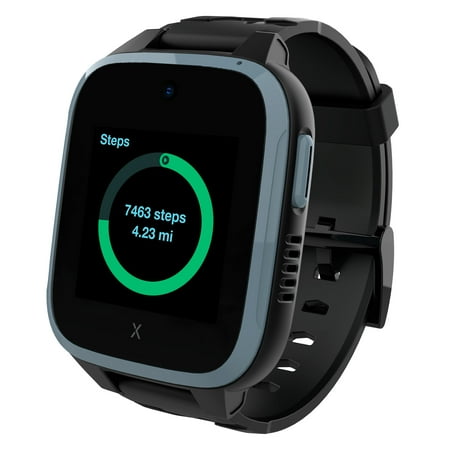 Xplora - Kids' XGO3 (GPS + Cellular) Smart Watch 42mm Calls, Messages, SOS, GPS Tracker, Camera, Step Counter, SIM Card - Black