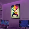 thumbnail image 4 of HFDF Video Game Wall Art Gamg Room Wall Decor Colorful Game Controller Wall Art Street Graffiti Canvas Patg Gamg Posters Controller Prts for Boys Teens Bedroom Playroom Dorm 20x24inch Framed, 4 of 5