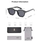 thumbnail image 5 of Gafas de sol SOJOS Retro Cuadradas SJ2316 UV400 Negro Mate/Gris, 5 of 5