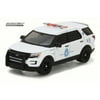 2016 Ford Police Interceptor, Denver, White - Greenlight 42800 - 1/64 Scale Diecast Model Toy Car