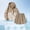 Khaki, variant on WIZUTIZ 2pc Men Full Zip UPF 50 Sun Protection Hoodie Jacket Long Sleeve Zipper Pocket Tops & Exercise Short Pant Elastic Suit