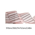 thumbnail image 3 of HongHeng Clearance Under $2.00 P.ink Christmas Ribbon Ribbon Rose Glitter Elks and Striped Ribbon Christmas Tree Decoration Ribbon Diy Gift Box Bow, 3 of 6