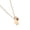 Gold-color, variant on Stainless Steel Angel Shaped Pendant Necklace Handmade Birthstones Neckchain Stylish Baptism Jewelry for Women
