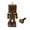 Walnut, variant on Wooden Man Figurine Car Dashboard Decoration Desktop Ornament with Funny Shaking Feet for Office Bookshelf Decor