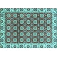 thumbnail image 1 of Ahgly Company Indoor Rectangle Oriental Light Blue Traditional Area Rugs, 8' x 12', 1 of 4