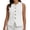 White, variant on Sheghy Vest Tops for Women Ladies' Solid Color Contrasting Temperament Sleeveless Button Up Cardigan White S 2026