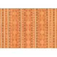 thumbnail image 1 of Ahgly Company Indoor Rectangle Abstract Orange Modern Area Rugs, 3' x 5', 1 of 4