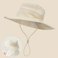 thumbnail image 2 of LOVZFMLL Baby & Toddler Bucket Hat Adjustable Sun Protection Outdoor Fishing Playing Beach Sun Hat for Boys Girls Age 6 Months-4 Years, 2 of 7