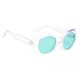 thumbnail image 1 of Gafas de sol ovales de mujer Las mujeres de la vendimia gafas ovaladas lentes de brillo gafas de marco transparente lente verde Lente de marco verde claro Magideal Gafas de sol ovales de mujer, 1 of 7