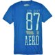 thumbnail image 1 of Aeropostale Athletic Dept Weathered Graphic playera para hombre, azul, mediano, 1 of 1