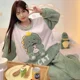 thumbnail image 3 of Nuevo conjunto de pijama de dibujos animados Sanrio Cinnamoroll, nuevo conjunto de pijama de franela de invierno para dormir, pijama para niña, trajes de mujer, ropa para el hogar para parejas, suave, 3 of 5