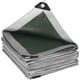thumbnail image 1 of Lona protectora de PE para piscinas de 3 x 6 m, 280 g/m², impermeable, resistente al agua y al desgarro, gris/verde | JUNJUN, 1 of 5