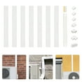 thumbnail image 2 of 4"w 15ft Mini Split Ac Line Set Cover Decorative Air Conditioning Pvc White, 2 of 13