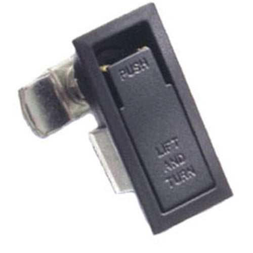 Southco 627015 Black Powder Coated Lift and Turn Compression Latch