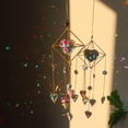 thumbnail image 3 of Tmvgtek Adorno De Campanillas De Viento De Cristal Amor Colgante Joyería Jardín Decoración Del Hogar (Delgado) Tmvgtek Para estrenar, 3 of 8