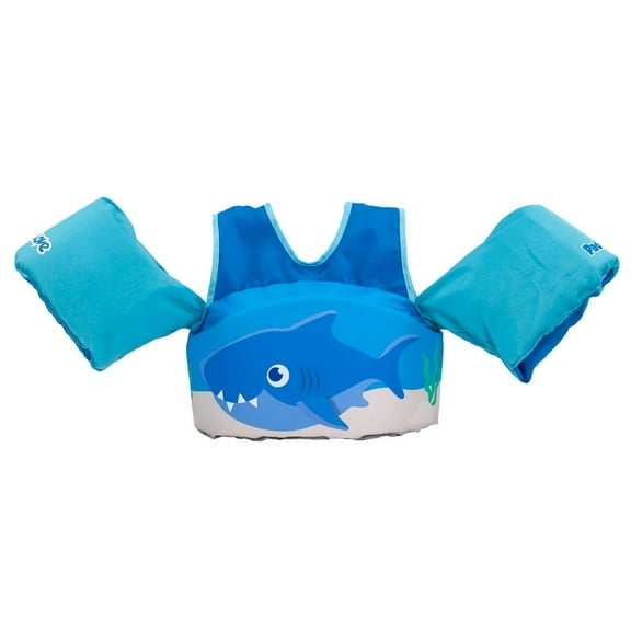Body Glove Paddle Pals Life Jacket USCG Approved, Kids Swim Vest, 30 to 50 lbs, Blue Shark