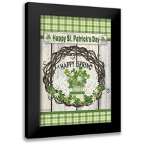 Spivey, Linda 13x18 Black Modern Framed Museum Art Print Titled - Happy St. Patricks Day