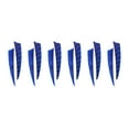 thumbnail image 3 of DYNWAVECA 12Pcs Fletches Left and Right Wing Cosplay Feathers for Wood Arrows dark blue, 3 of 9