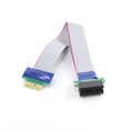 thumbnail image 2 of axGear PCI-Express PCI-E 1X Riser Card Ribbon Extender Extension Flex Relocate Cable, 2 of 5