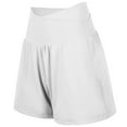 thumbnail image 4 of Sopiago Girls Flowy Shorts Butterfly Shorts with Pocket 2-in-1 Dance Athletic Shorts for Girl (White,13-14 Years), 4 of 4