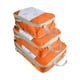 thumbnail image 2 of 3 cubos de embalaje de compresión, cubos de embalaje, cubos organizadores de viaje de nailon para Naranja con malla, 2 of 9