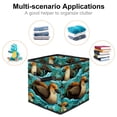 thumbnail image 2 of Platypus Toy Storage Box, Foldable with Handle, 10.8"x10.5"x10.6", Large Capacity, Storage Cubes, Storage Bin, 2 of 6