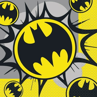 Multicolor Batman Birthday Paper Luncheon Napkins, 16ct