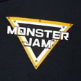 thumbnail image 5 of Monster Jam Toddler Boys' Half Zip Fleece Hooded Sweatshirt Digatron Grey Gold, 5 of 5