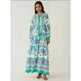 thumbnail image 3 of Printed Long Sleeve Viscose Maxi Dress, 3 of 7