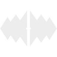 thumbnail image 4 of 26"W x 17 3/8"H x 1"ID x 8"C x 1"P Zoe Architectural Grade PVC Contemporary Ceiling Medallion, Two Piece, 4 of 4